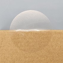 5cm 투명원형 씰링스티커 대형상품 박스포장용 봉인지