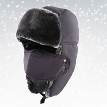 겨울모자 낚시 능산 털모자 귀마개모자