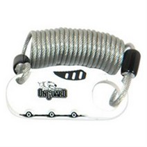 온가드락 8066 미니 번호키 자전거 자물쇠, 화이트, 3개