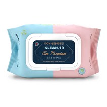 KLEAN-19 소독티슈 에탄올 75% 살균 세정 알콜 차량용 티슈 대용량 1팩 70매, 생분해 티슈 1팩 70매 x 1박스(40팩)