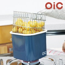 OIC 뚜아 법랑용기 인덕션IH 캐니스터 1.5L, 워셔블 블루