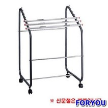 ForU265 아카데미 철재신문걸이 870mm 7단 화일 게시판 바인더 사무용품 신문걸이, 상세페이지 참조