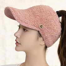 데이즈원 여성 여자 모자 가을 겨울 니트 챙모자 캡 외출 골프모자