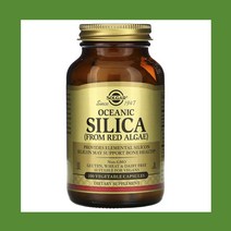 Solgar 솔가 이산화규소 실리카 한천가루 홍조류분말 100배지캡슐 Silica red algae powder Lithothamnium coralloides