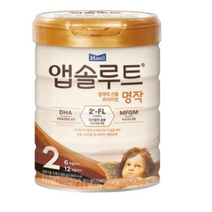 앱솔루트 프리미엄 명작 분유 2단계, 10개, 800g