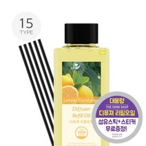 더허브샵 디퓨저 방향제 리필오일 350ml (15종), 레몬유칼립투스, 레몬유칼립투스