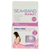 Sea-Band 씨 밴드 마마 드러그 프리 모닝 시크네스 릴리프 리스트 밴드 1Bd, 1팩