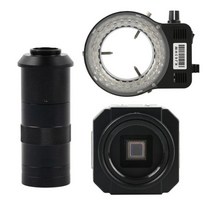 새로운 디지털 비디오 현미경 카메라 HD BNC AV CCD 산업 C-MOUNT 카메라, 1 건, 56 Led with 130x