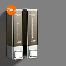 가글 디스펜서 구강청결제 업소용 터하사! 벽 디스펜서 크롬 마감 액체 병 액세서리, 13 S11