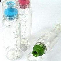 에씨클레오 용량표시 투명 네오클린 오일병300ml 주방용품 기름 소스병 양념통 E-250793, 레드 1개, 300ml