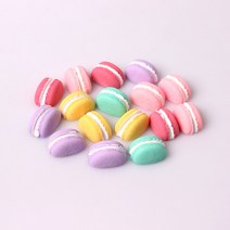 데코카페 데코덴 빅사이즈 마카롱8개입 데코덴케이스 데코재료 생크림데코 핸드폰케이스만들기 폰꾸미기 파츠 그립톡만들기 실내화꾸미기