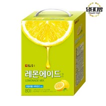 담터 레몬에이드믹스 80스틱 레몬에이드 여름에좋은 아이들이좋아하는 담터 시원한 사계절즐길수있는 맛있는차 새콤달콤 누구나좋아하는 달달한차, 1