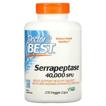 Doctors Best Serrapeptase 270 Veggie Caps