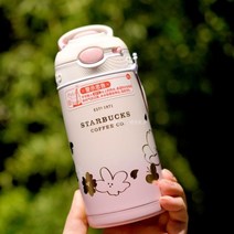 스타벅스 텀블러 스벅텀블러 스탠리 콜드컵 스타벅스미니보온병 우드 선물 일본 여름 컬러, 03