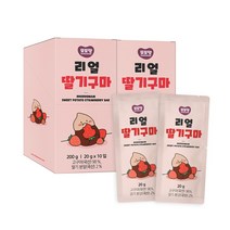 [또또맘] 리얼딸기구마 20g x 10입 2박스, 단품