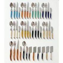 (당일/무료배송) 장네론 라귀올 커트러리 디너세트 라기올 커트러리, 미니 치즈 커터, 마블베이지