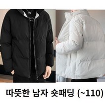 남성 겨울 숏패딩(~110사이즈) 솜털안감 방한복 남성 경량 패딩 청소년 중학생 고등학생 성인 남자 점퍼 자켓 무난한 따뜻한 핏좋은 패딩 105 100 110 그레이 블랙 아이보리