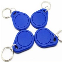 nfc 카드 리더기 RFID 복제기용 UID 변경 가능 NFC 블록 0 재기록 mif 1k s50 13.56Mhz 키포브용 로트당 10 개, [02] red