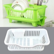 물빠짐 미니 식기건조대 받침 수저통 싱크대 건조대 씽크대 선반, 화이트