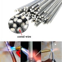 은납봉 알루미늄 용접봉 510pcs 저온 용융 용접 막대 납땜 Cored Wire1.6mm/2.0mm 필요 없음 분말, 1.6mm-5Pcs