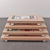 오메가키친 국내산 나무 다리 도마 4종, 4.동광나무다리도마 특대