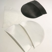 에그모드 어깨 패드 (1쌍), 여성 자켓용 흰색
