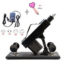 리니어모터 스테핑 진동 기어드 텔레픽 선형 액추에이터 속도 조절 가능 100V ~ 240V DC 전기 모터 45mm 스트로크 왕복 메커니즘 커넥터 DIY 장난감, Black, UK Plug