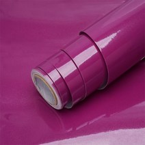 새로운 단색 자기 접착 비닐 벽지 거실 주방 캐비닛 가구 스티커 PVC 방수 대리석 연락처 용지, 40cm x 8m, Shiny Purple