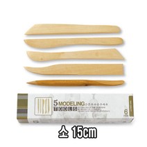 일음쇼핑^^*m신한 조소용구 나무 헤라 5본조 15cm 우드 용헤라 공구 용공구 재료 미술일medi^*^, ab*^^선택없는