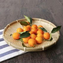 VJSLVKSL 원형 식품용 싸리 소쿠리 특대형(55-60cm)대나무채반 재고3869EA, 퍼니파니쿠팡 본상품선택