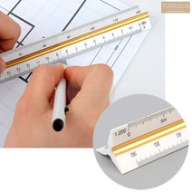 지적편집도 스케일자 설계 도면 스캐일자 배율 비율 ruler 인테리어, 15cm - 고배율