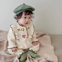 [당일발송] 유아 가을 옷 아기 긴팔 우주복 바디슈트 외출복
