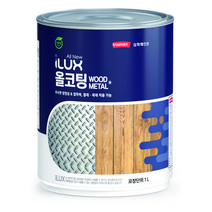 아이럭스 삼화페인트 올코팅 철재 목재 콘크리트 녹방지페인트 1L, 레드/오렌지 0144A
