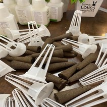 묘목트레이 삽목상자 수경 재배 시스템 액세서리 바구니 스폰지 둥근 모양 일반 심기 기계, Sponge
