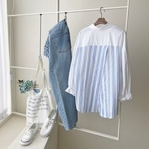 수키 레이스 뒤트임 블라우스 1097204