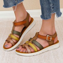 정아 여성 소프트 스트랩 샌들