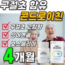 국산 구절초 추출물 가루 콘드로이치 추출 분말 상어 연골 보스웰리아 초록입 홍합 콘드로이친 콘드 라이친 콘트 로이드 곤드 로이틴 콘드로 친 콘레이티 레이친 트리플 성분 골든 맥스, 4박스(240정 4개월분 79200원할인)
