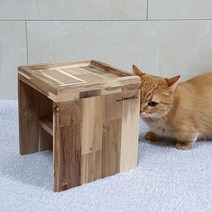 강아지식탁 대형견식탁 고양이 원목 애견대형식탁