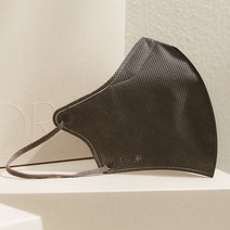 CIIOR 씨오르 브이핏 새부리형 마스크 25매입 중소형 브이핏 컬러마스크, 다크 그레이 중소형(S) 25매