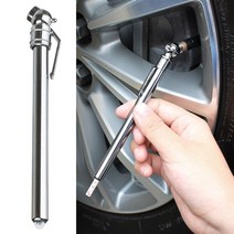 압력게이지 에어밸브 자동차 타이어 펜 5-50psi 미니 타이어 테스터 미터 자동차 차량 공기압 악기, 없음