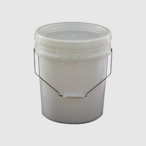페일용기20L 바께스 바게스 프라스틱바케스 벌크 액젓 20리터통 원형말통 10개묶음, 자바라주입구타입
