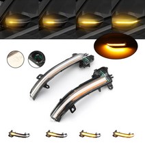led 사이드 윙 백미러 표시등 깜박이 리피터 bmw f20 f21 f22 f30 e84 1 2 3 4 시리즈 x1 용 동적 방향 지시등, 협력사, 하얀