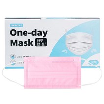 르벨르 원데이 마스크 50매 핑크