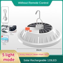 스티로폼아이스박스 스치로폼 상자 미니 냉장고 60/120 LED 태양 캠핑 라이트 원격 제어 텐트 램프 USB 충전식 전구 휴대용 랜턴 비상 조명 야외 하이킹, 03 120LED