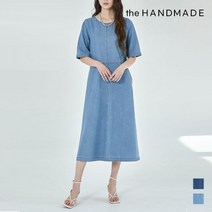 [더핸드메이드] 데님 원피스_