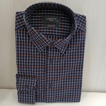란체티 겨울신상 !! 도톰한 스판체크 슬림핏셔츠 LTW3400NA
