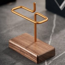 커피 필터 보관함 여과지 홀더 핸드 드립 케이스 냅킨 꽂이 수납 원목 월넛 우드 트레이, 1개