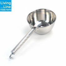 KT 대형 스텐 멀티 눈금 바가지 육수 국자 샥구 업소용 스텐 바가지 단체 학교 급식 식당용 음식점 업소용 조리용 조리기구, 소 사이즈