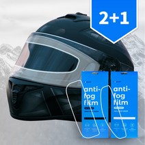 [2+1] 72스퀘어 김서림방지 필름 1매 오픈페이스 풀페이스 오토바이 헬멧용 옵션선택, [4+1]오픈페이스