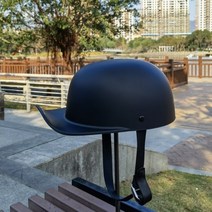 경량 바이크 헬멧 레트로 전체 얼굴 야구 모자 오리 도트 승인 Casco Demoto BQ1 윈드실드, L, BQ-1덤블랙 DScap